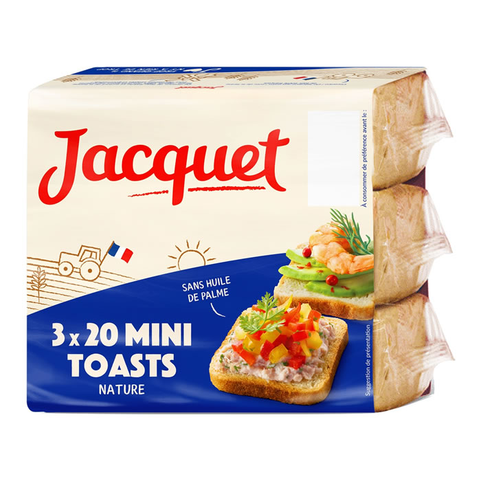 JACQUET Mini-toast nature