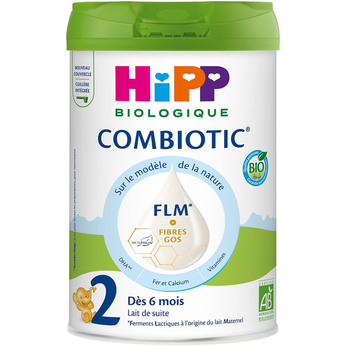 HIPP Combiotic Lait 2ème âge en poudre dès 6 mois bio