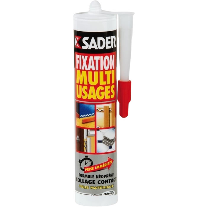 SADER Colle de fixation néoprène multi-usages pour tous matériaux