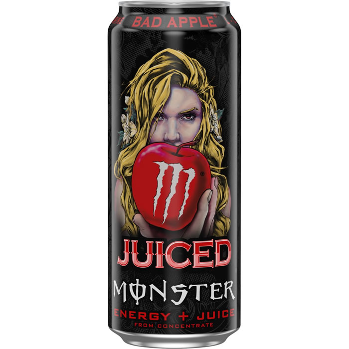 MONSTER Energy Juice Boisson énergisante gazeuse à la pomme