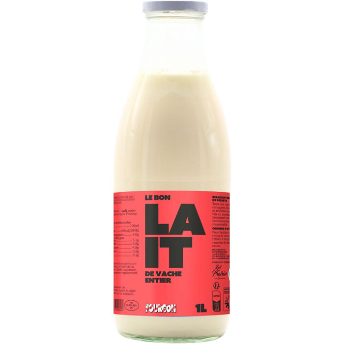 LE FOURGON Lait entier stérilisé HVE