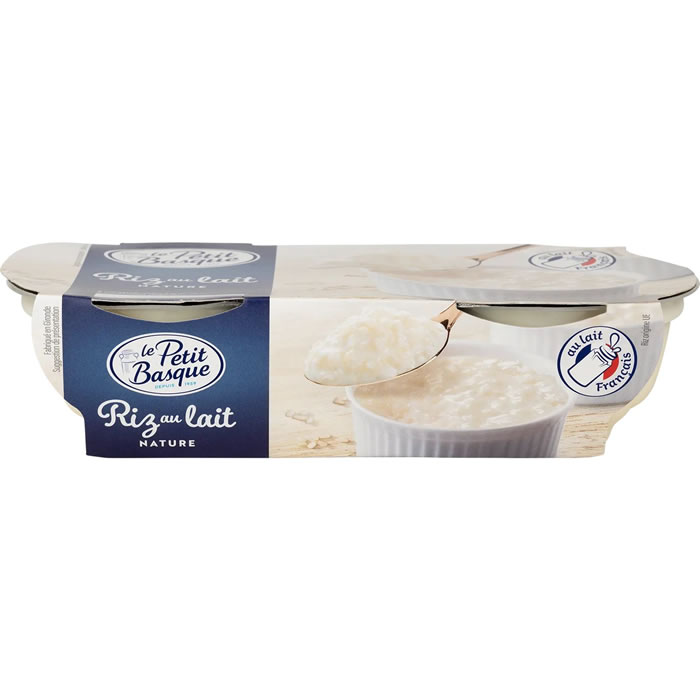 LE PETIT BASQUE Riz au lait nature sucré