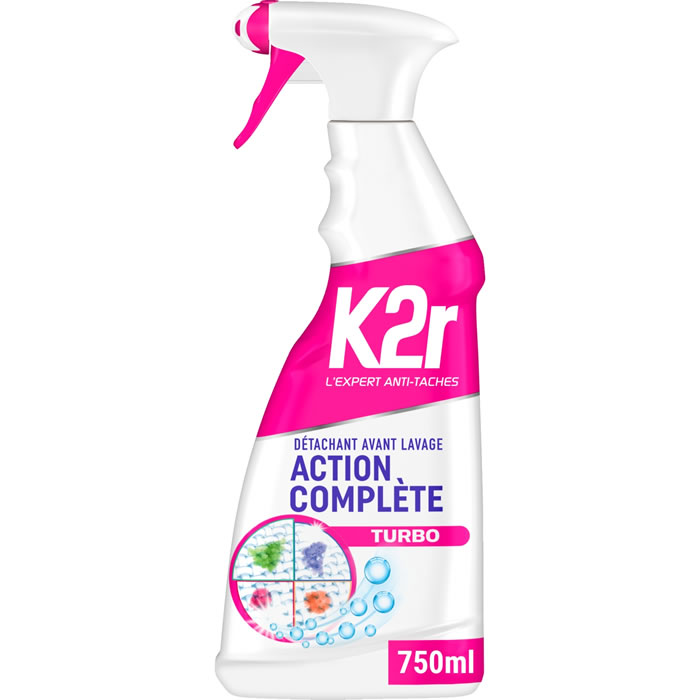 K2R Action Complète Détachant spray avant lavage