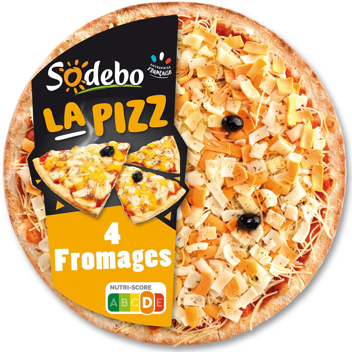 SODEBO La Pizz Pizza aux 4 fromages