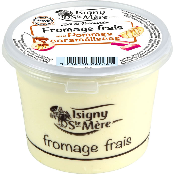 ISIGNY SAINTE MERE Fromage frais pomme caramel