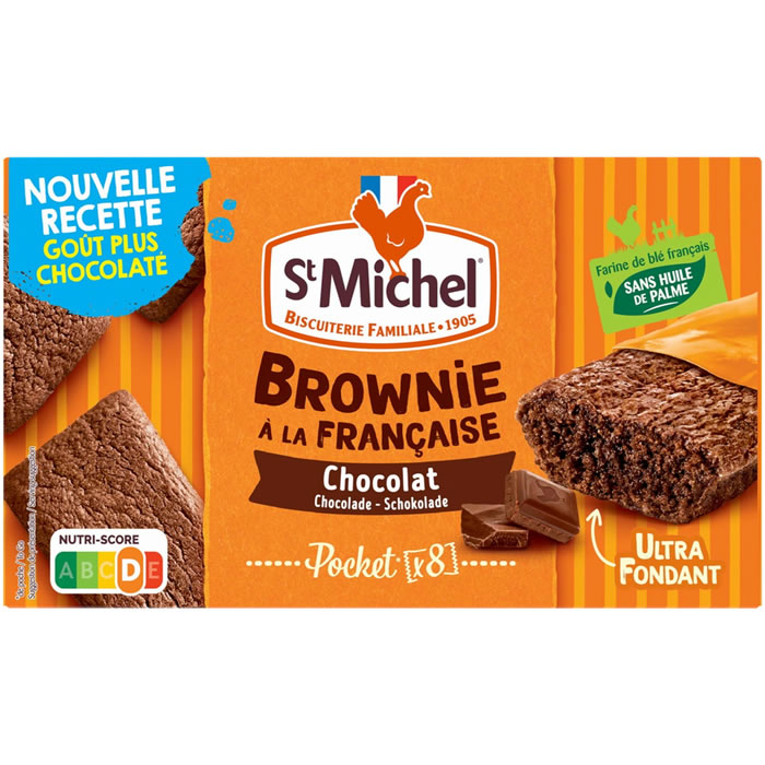 ST MICHEL Mini brownies au chocolat