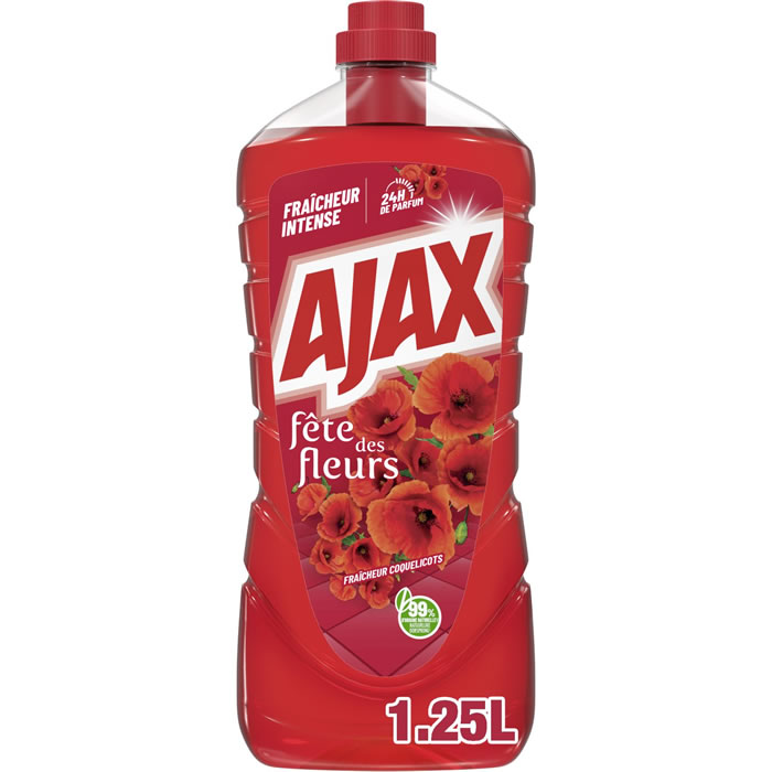 AJAX Nettoyant multi-surfaces fraîcheur coquelicot