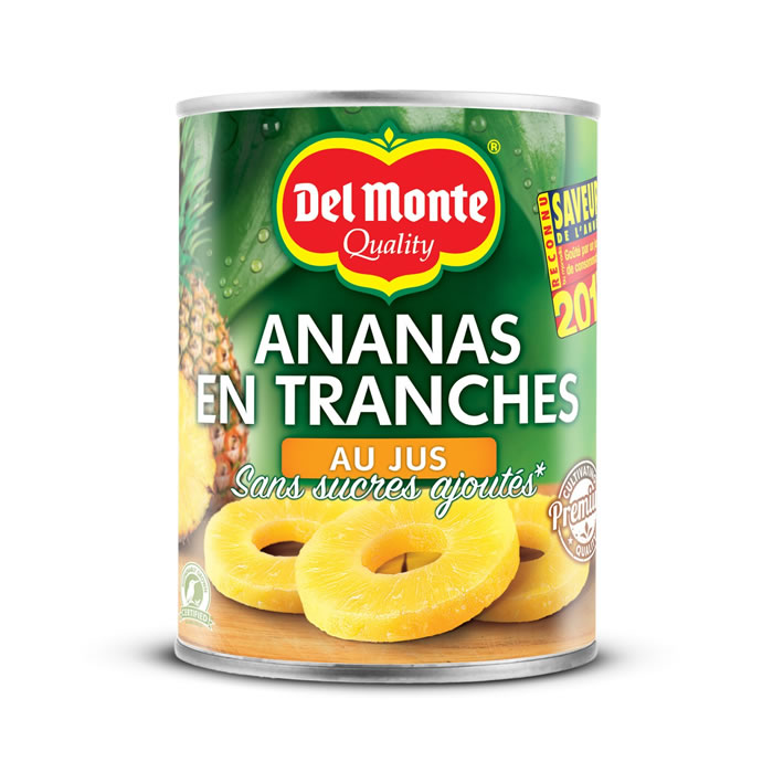 DEL MONTE Ananas en tranches