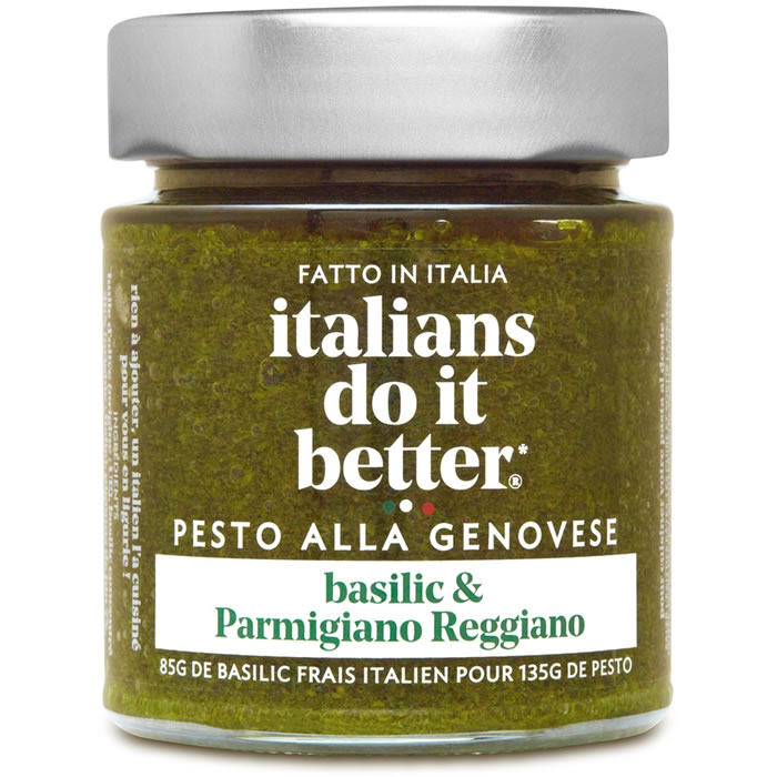 ITALIANS DO IT BETTER Sauce pesto au basilic et parmesan