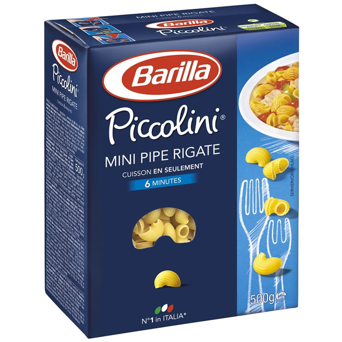 BARILLA Piccolini Mini pipe rigate