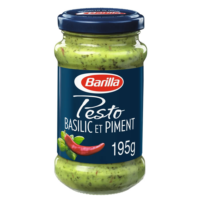 BARILLA Sauce pesto basilic et piment