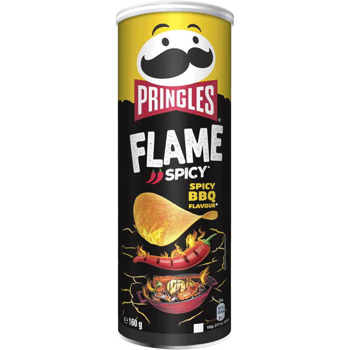 PRINGLES Flame Chips tuiles saveur barbecue épicé