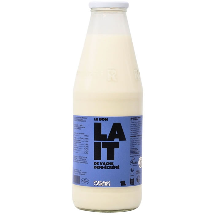 LE FOURGON Lait demi-écrémé stérilisé 1,5% M.G UHT