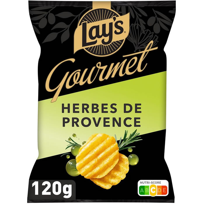 LAY'S Gourmet Chips ondulées goût herbes de Provence