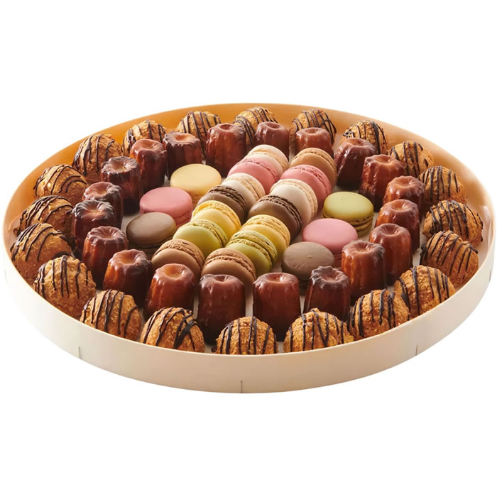 FLUNCH Traiteur Assortiment de mignardises, cannelés, choux et macarons
