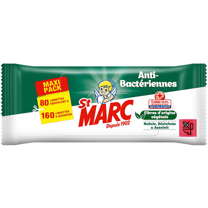 ST MARC Lingettes désinfectantes anti-bactérienne