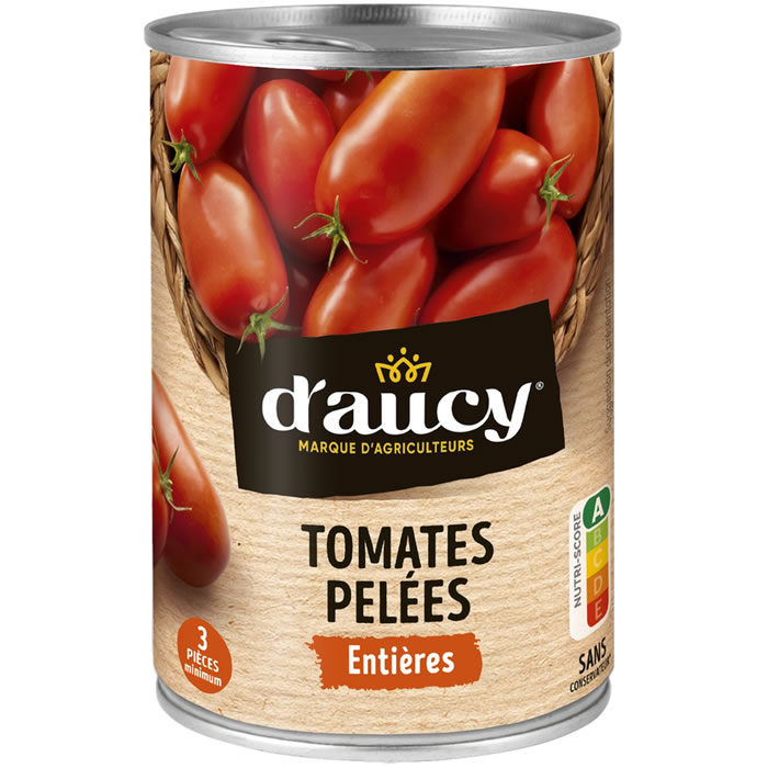 D'AUCY Tomates pelées chair ferme