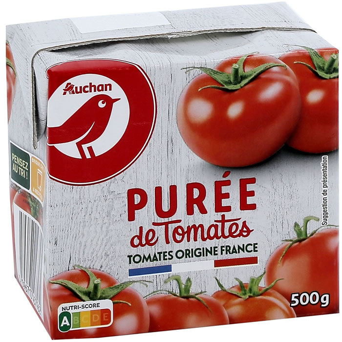 AUCHAN Purée de tomates