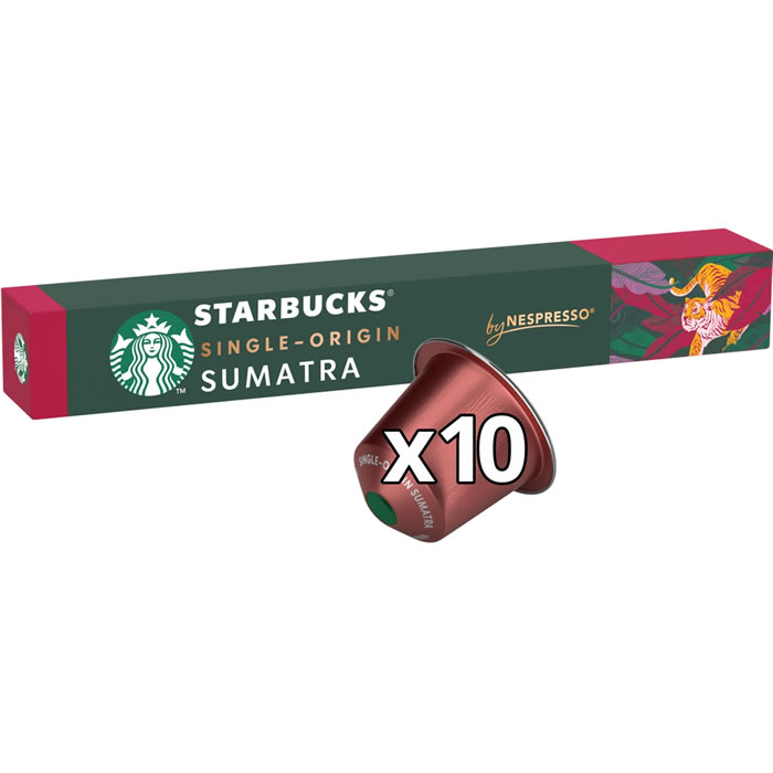 STARBUCKS Sumatra Capsules de café espresso N°10