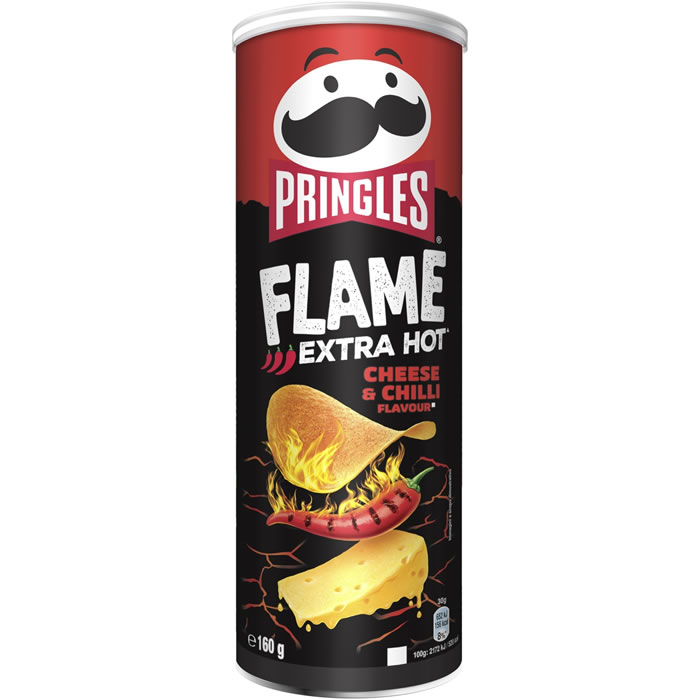 PRINGLES Flame Chips tuiles saveur fromage et chili