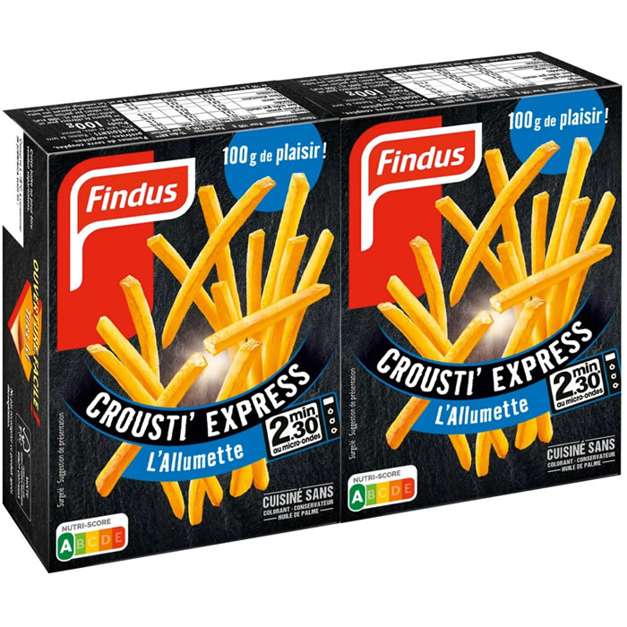 FINDUS Crousti'Express Frites micro-ondes