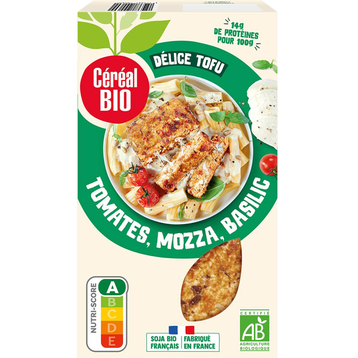 CEREAL BIO Délice tofu tomates, mozzarella et basilic