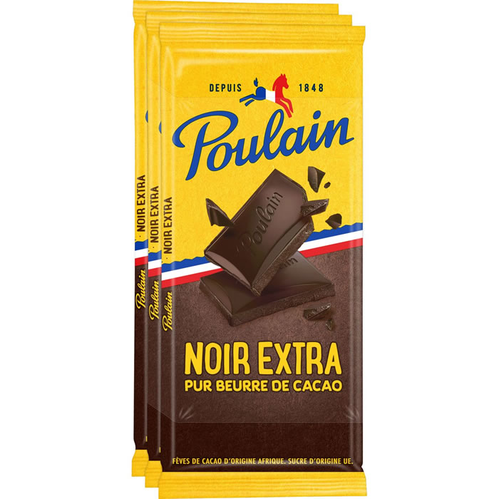 POULAIN Noir Extra Tablette de chocolat noir