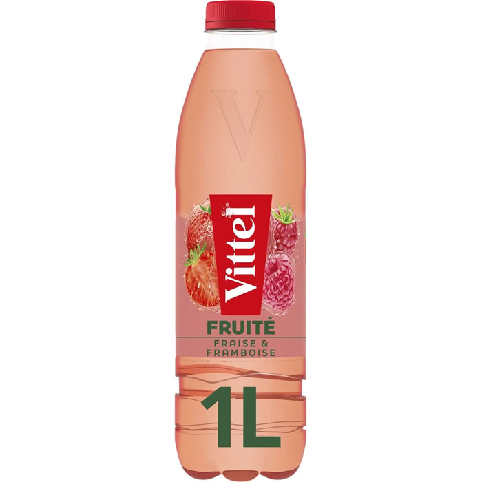 VITTEL Eau aromatisée à la fraise et à la framboise