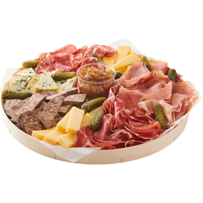FLUNCH Traiteur Plateau jambon, rosette, pâté, coppa et fromages