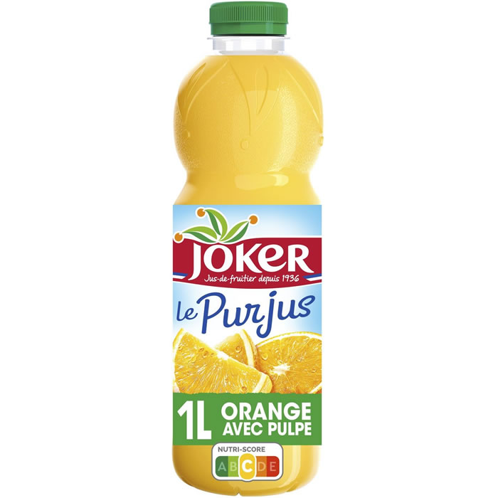 JOKER 100% Pur Jus Pur jus d'orange avec pulpe