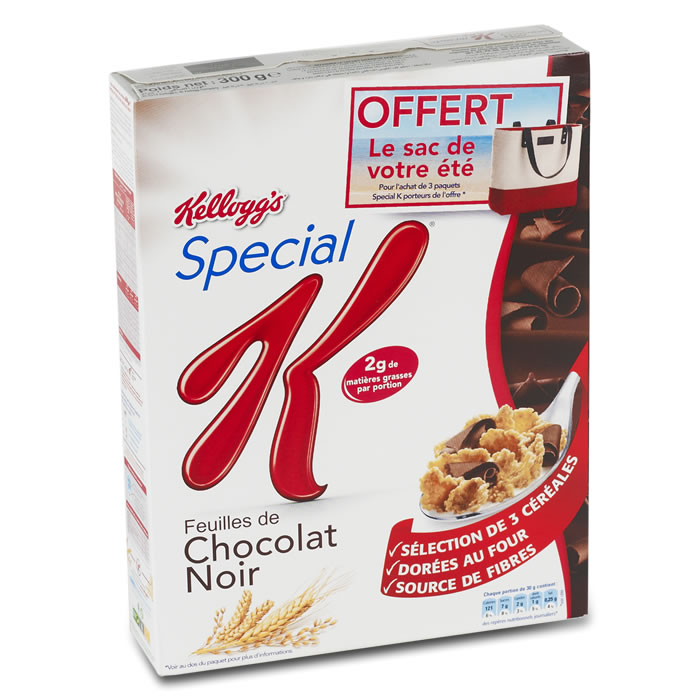 SPECIAL K Céréales au chocolat noir