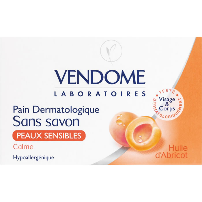 VENDÔME Pain dermatologique sans savon huile d'abricot