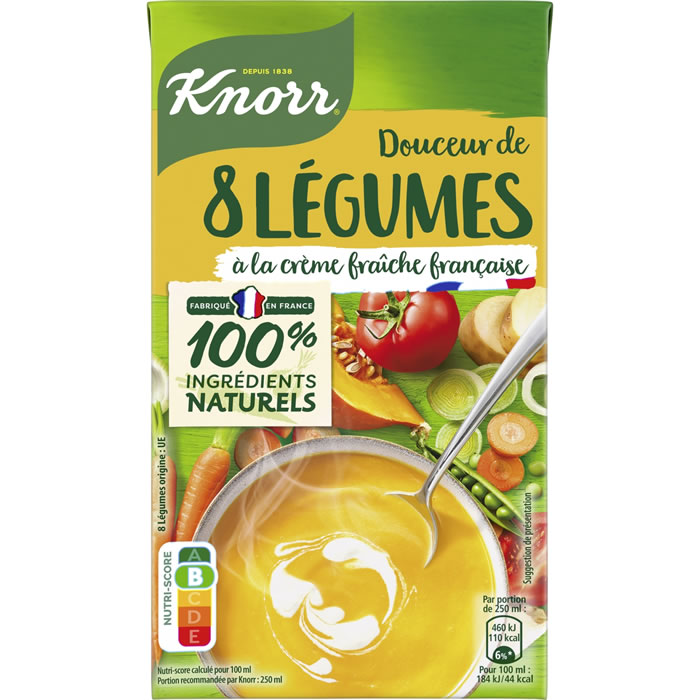 KNORR Soupe de 8 légumes à la crème fraîche
