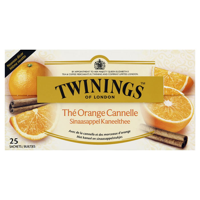 TWININGS Thé noir orange-cannelle