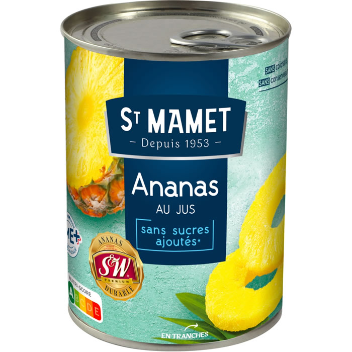 ST MAMET Ananas en tranches