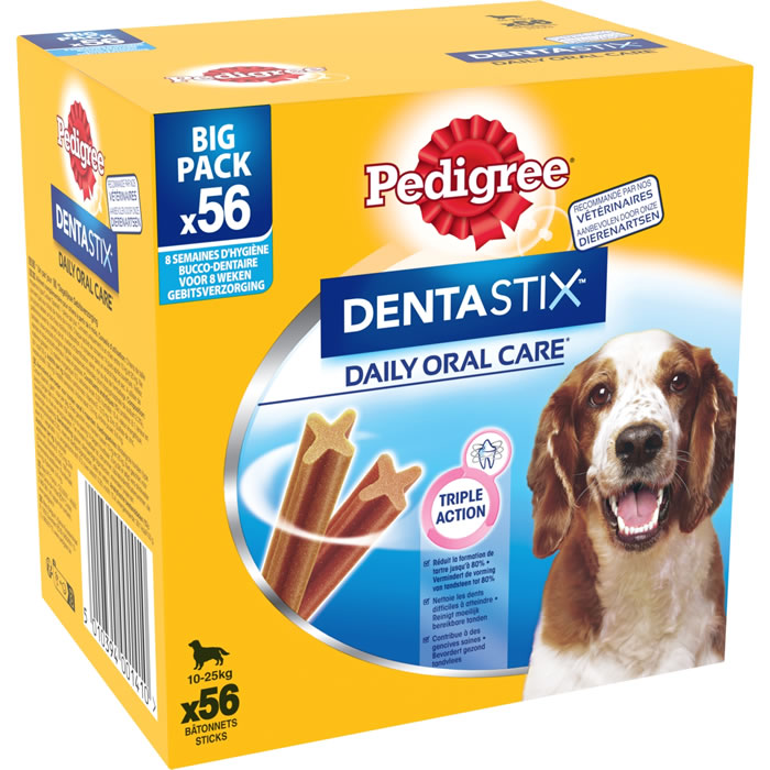 PEDIGREE Dentastix Friandises pour chiens moyens