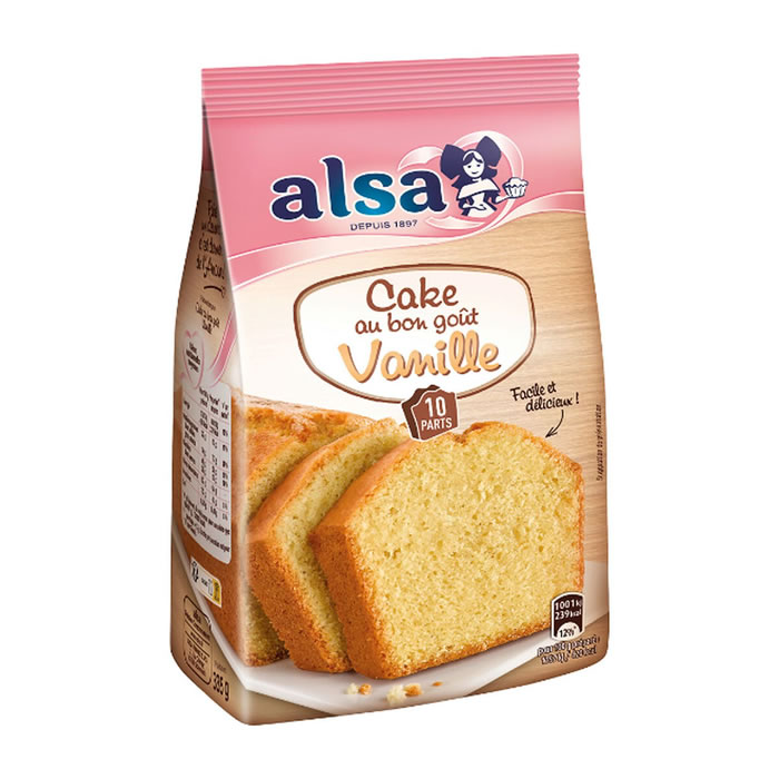ALSA Préparation pour gâteau à la vanille