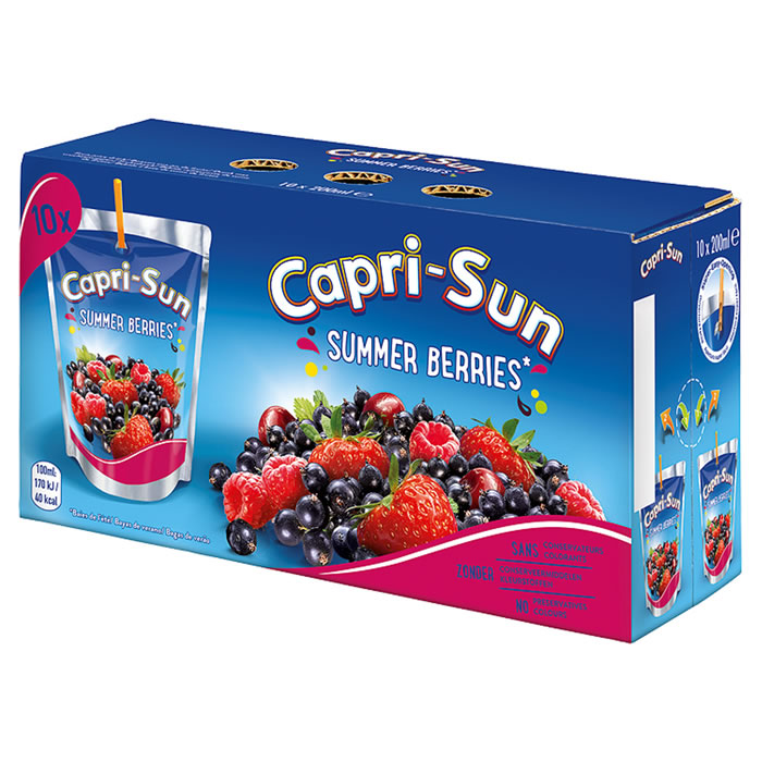 CAPRI-SUN Summer Berries Boisson aux fruits rouges