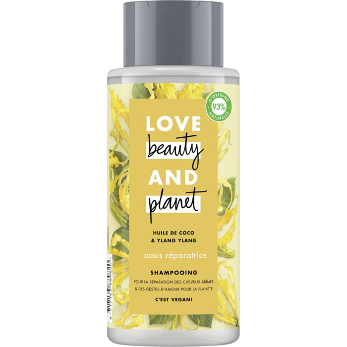 LOVE BEAUTY AND PLANET Shampoing à l'huile de coco et fleur de ylang ylang