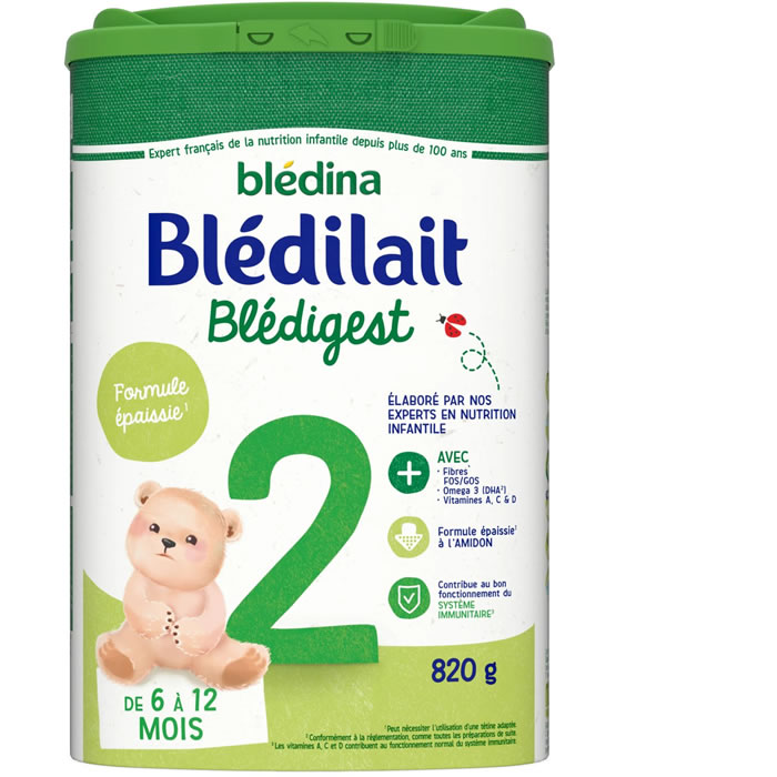 BLEDINA Blédilait Lait 2ème âge en poudre 6/12 mois