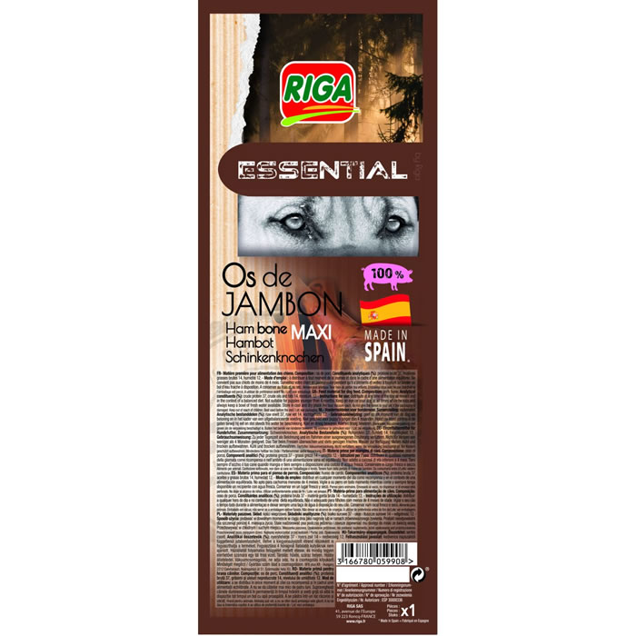 RIGA Essential Os de jambon  pour chien