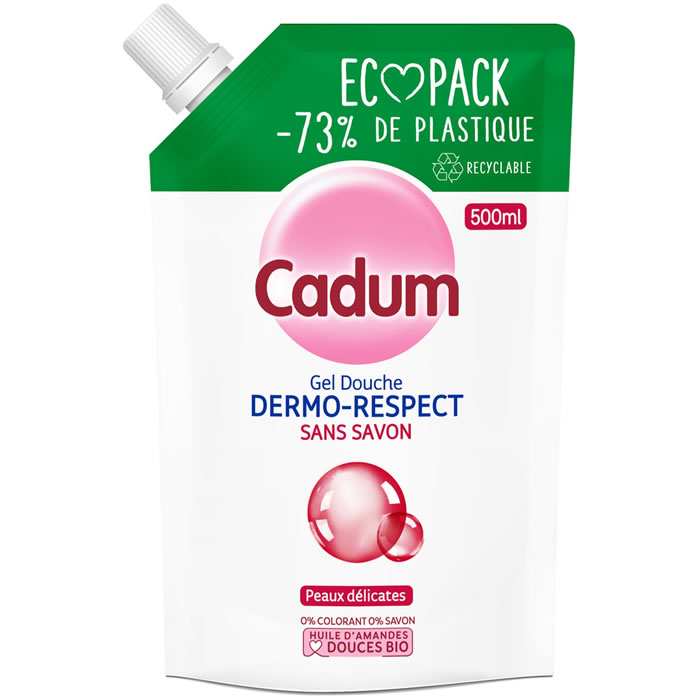 CADUM Dermo-Respect Recharge gel douche sans savon