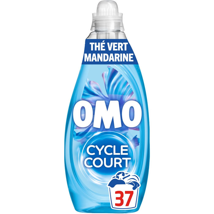 OMO Cycle Court Lessive liquide thé vert et mandarine