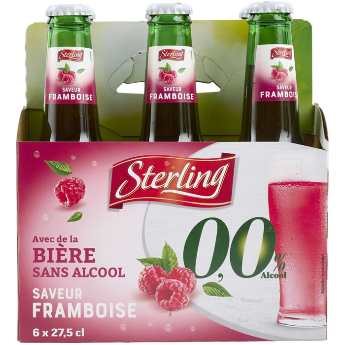 STERLING Bière à la framboise sans alcool