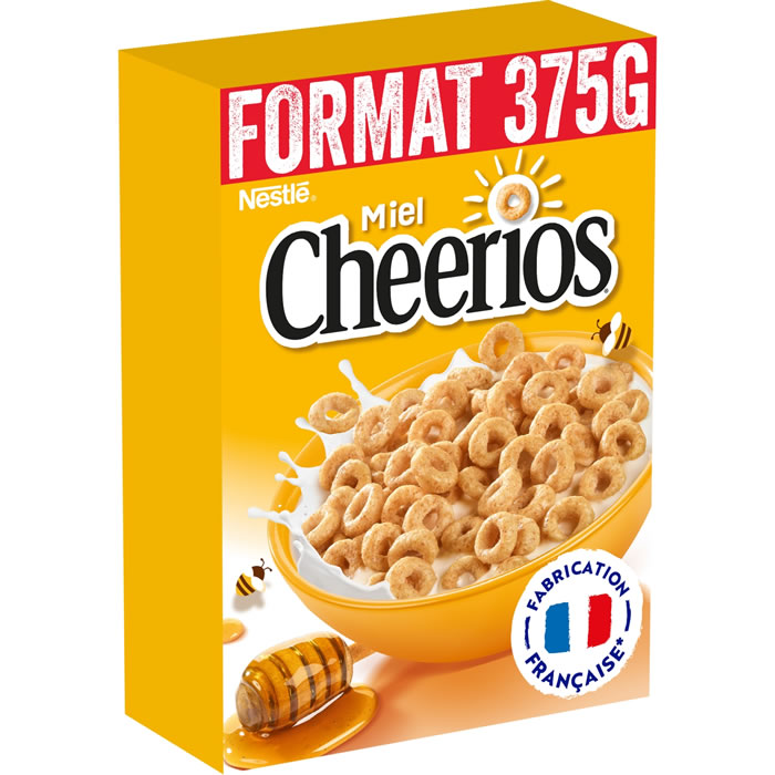 NESTLE Cheerios Céréales de maïs soufflés au miel