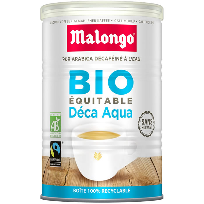 MALONGO Deca Aqua Café décaféiné bio à l'eau