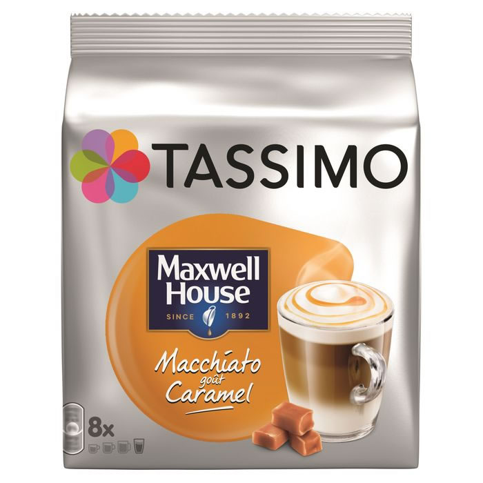 TASSIMO Maxwell House Dosettes de café macchiato caramel