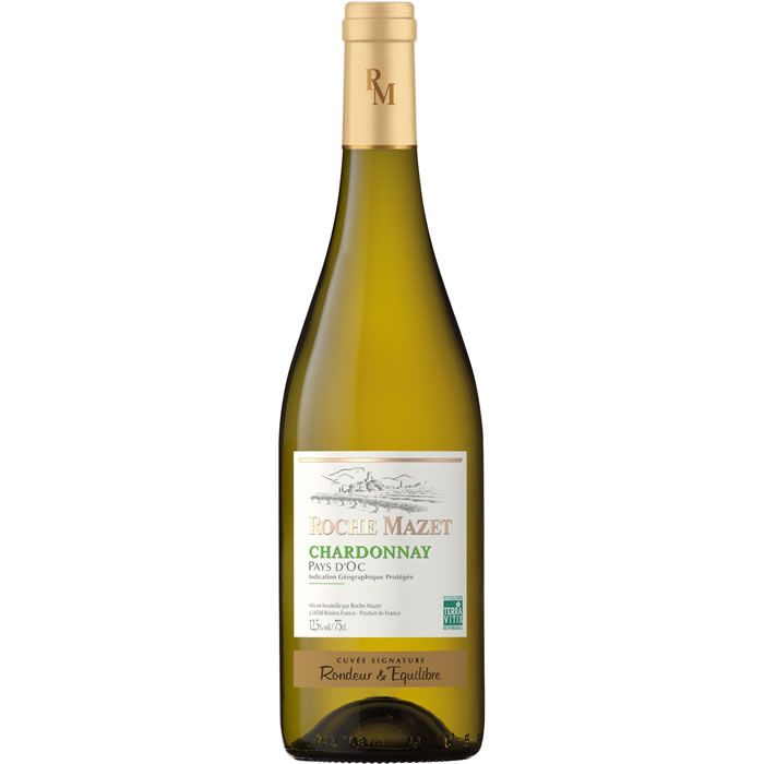 PAYS D'OC Roche Mazet Chardonnay Vin blanc IGP