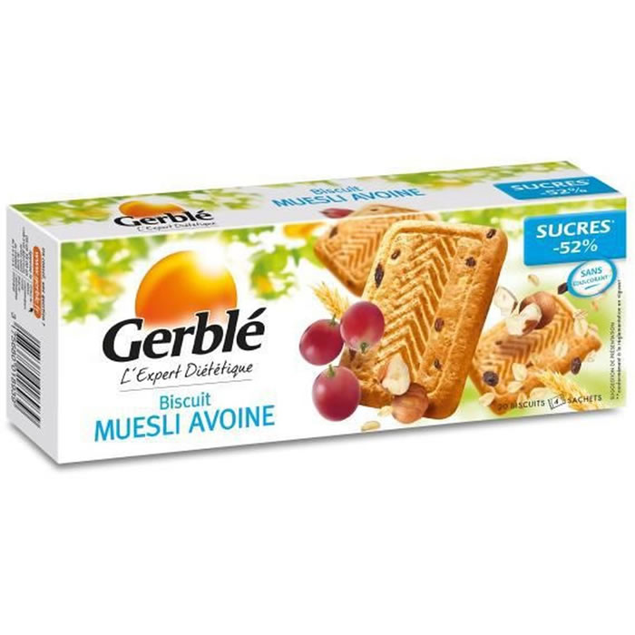 GERBLE Biscuit au muesli fructose