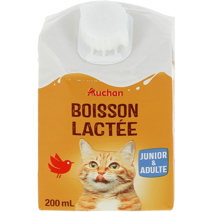 AUCHAN Boisson lactée pour chaton et chat